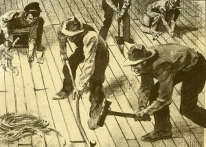 ship building: Caulk